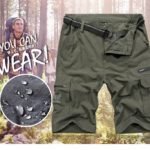 Pantalones cortos para senderismo , tácticos, impermeables & secado rápido