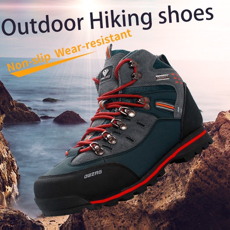 Zapatos Outdoor gamuza transpirable Trekking  antideslizantes