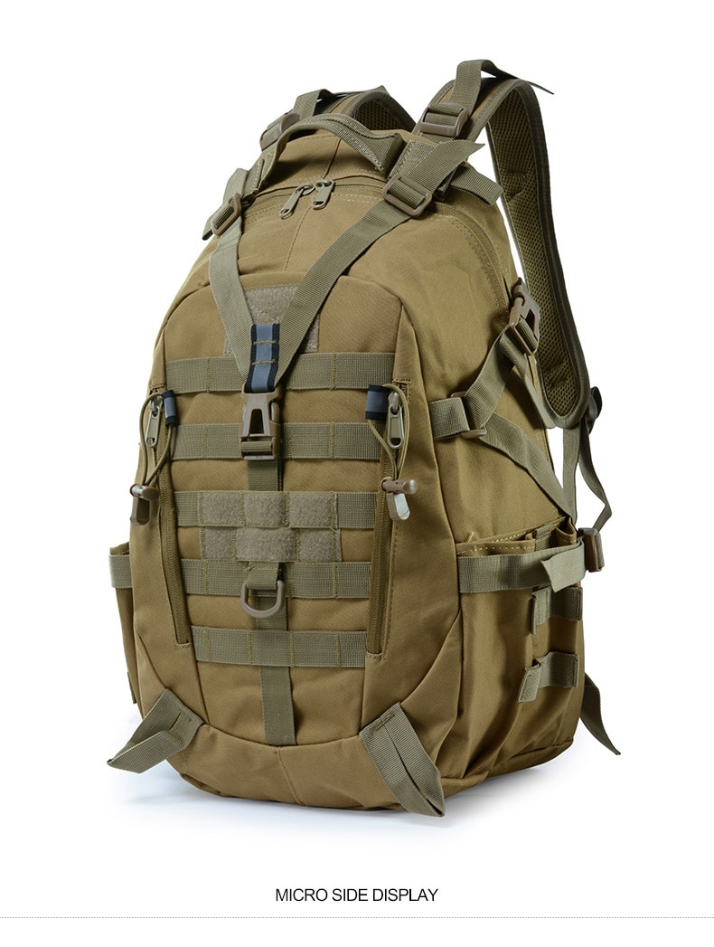 Mochila militar De 40L para acampada, para hombre, estilo militar táctico, Molle, para escalada, senderismo y exteriores, Tas deportivas XA714WA