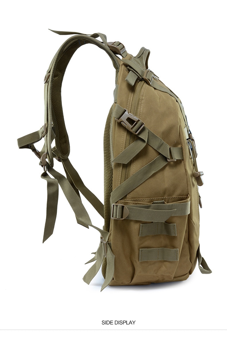 Mochila militar De 40L para acampada, para hombre, estilo militar táctico, Molle, para escalada, senderismo y exteriores, Tas deportivas XA714WA