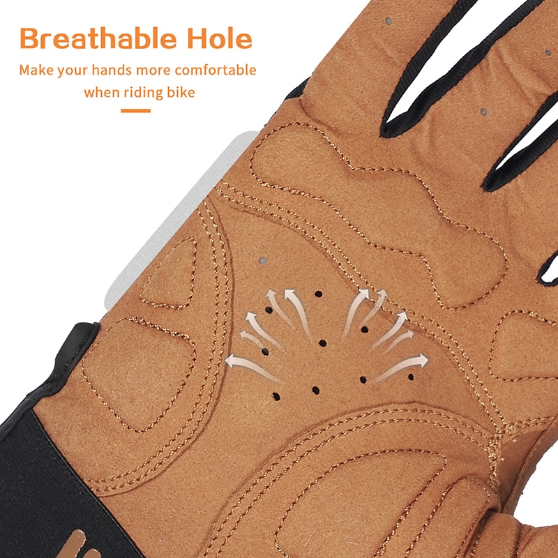 WEST ciclismo guantes Anti-slip transpirable hombres mujeres guantes Anti-shock deporte al aire libre bicicleta MTB bicicleta guantes de moto o bicicleta