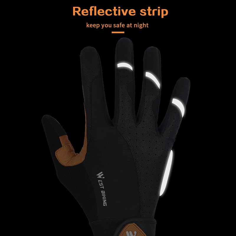 WEST ciclismo guantes Anti-slip transpirable hombres mujeres guantes Anti-shock deporte al aire libre bicicleta MTB bicicleta guantes de moto o bicicleta