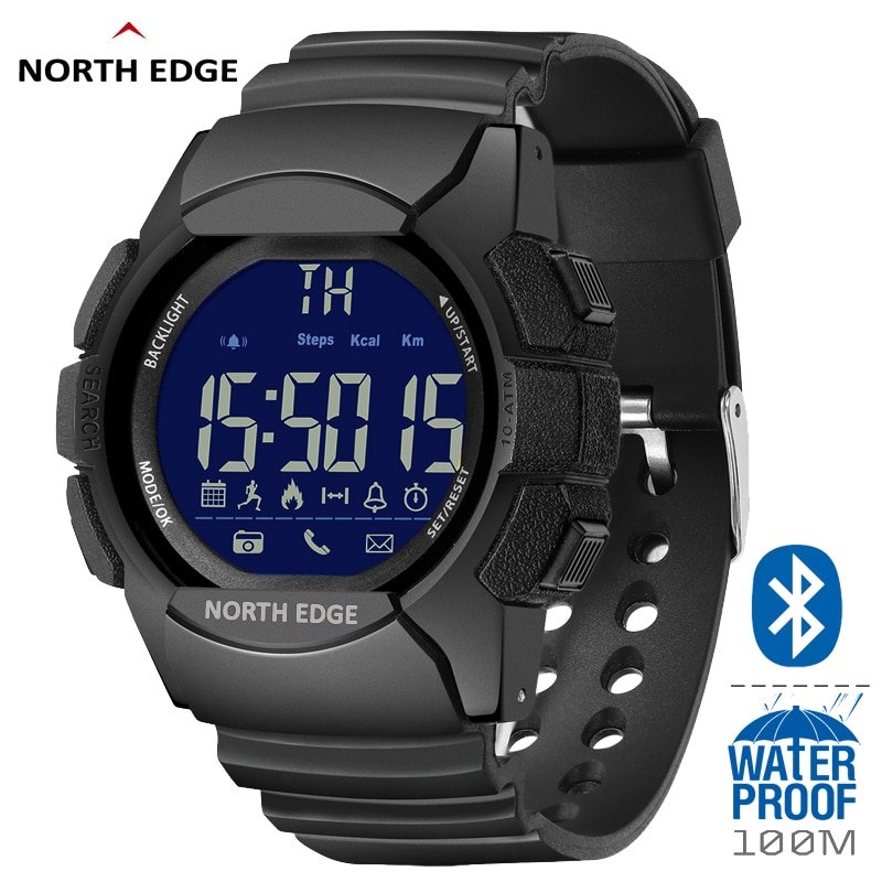 NORTH EDGE-reloj inteligente con GPS para hombre, pulsera con Monitor de  ritmo cardíaco y presión arterial, impermeable IP67, altímetro, barómetro,  brújula, clima – Tienda Online