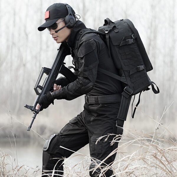 Traje Uniforme militar de combate táctico con coderas pantalones Táctico con Protecciones - Imagen 2