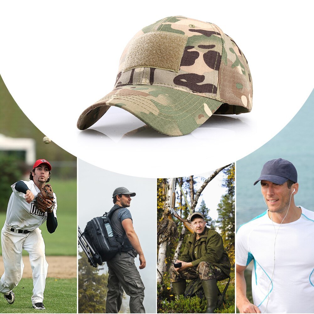 Gorras militares de béisbol Multicam CP camuflaje malla militar táctico Airsoft deporte ajustable Snapback Contractor papá sombreros hombres mujeres