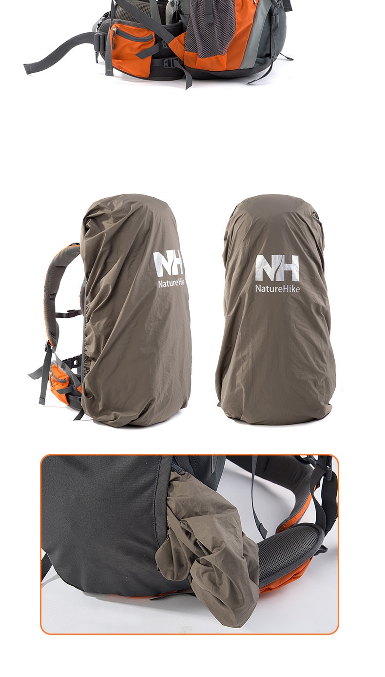 Mochila NatureHike de 70 L, mochila de senderismo para exteriores, mochila de viaje impermeable de nailon, Mochila deportiva con marco externo de aleación de aluminio Mochila NatureHike de 70 L, mochila de senderismo para exteriores, mochila de viaje impermeable de nailon, Mochila deportiva con marco externo de aleación de aluminio