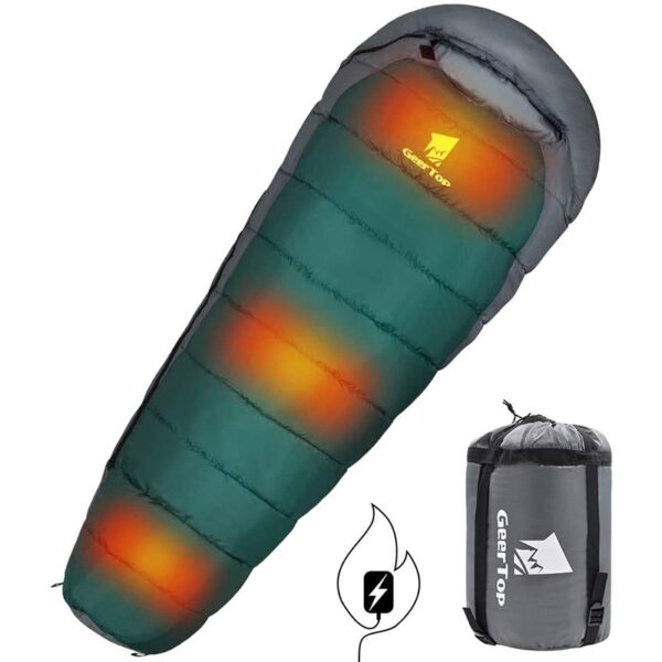 Saco de dormir 4 temporada Camping equipo compacto impermeable