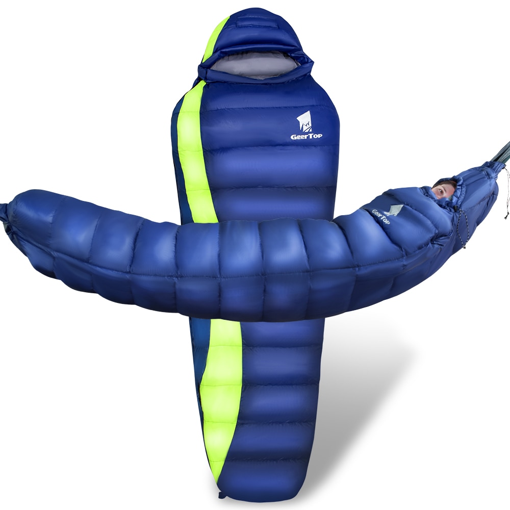 GeerTop, saco de dormir ultraligero para Hamaca, tienda impermeable de invierno, bolsas de dormir para mamás para acampar al aire libre, niños y adultos