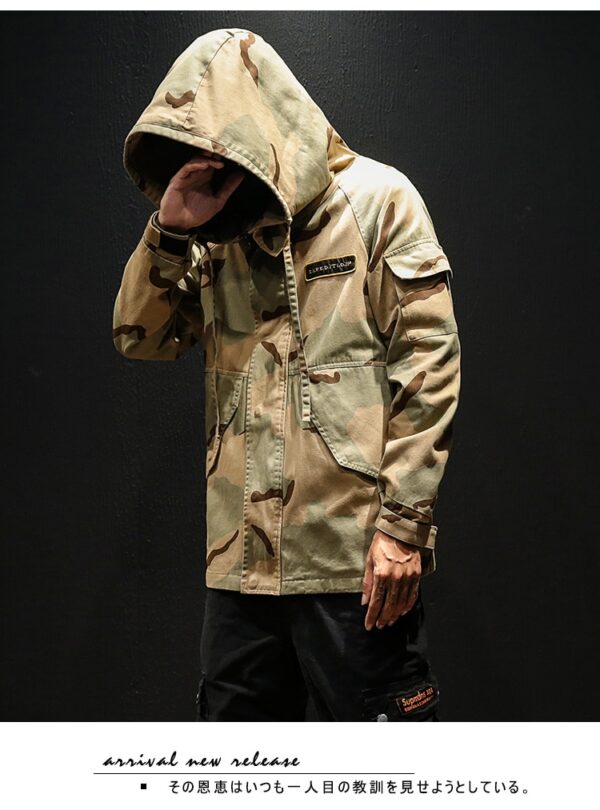 chaqueta táctica Multicam Safari con capucha - Imagen 3