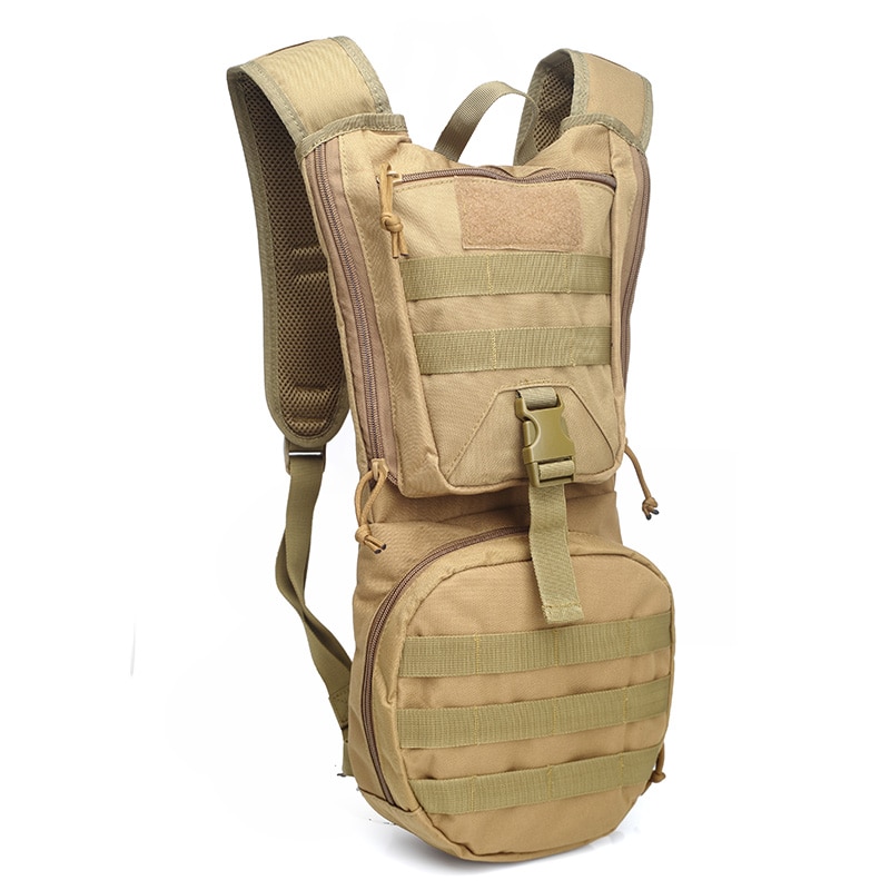 Mochila de hidratación para exteriores molle táctico militar Gary, bolsa de hidratación impermeable 3 L, bolsa de agua, mochila para senderismo y ciclismo