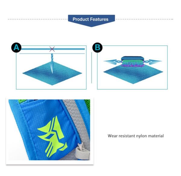 Mochila chaleco de hidratación para correr, 15l, bolsa para deportes Outdoor senderismo, carreras, Maratón, ciclismo - Imagen 3