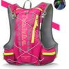 only red backpack
