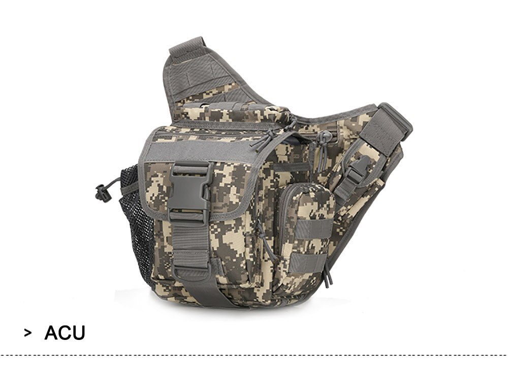 Bolso de hombro táctico militar 800D Oxford Molle, bolso de ejército para exteriores, senderismo, viaje, escalada, bolso cruzado, senderismo y acampada Bolso de hombro táctico militar 800D Oxford Molle, bolso de ejército para exteriores, senderismo, viaje, escalada, bolso cruzado, senderismo y acampada