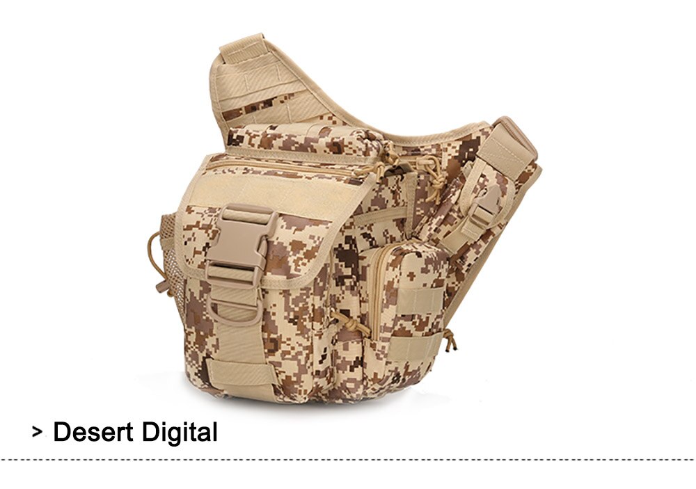 Bolso de hombro táctico militar 800D Oxford Molle, bolso de ejército para exteriores, senderismo, viaje, escalada, bolso cruzado, senderismo y acampada Bolso de hombro táctico militar 800D Oxford Molle, bolso de ejército para exteriores, senderismo, viaje, escalada, bolso cruzado, senderismo y acampada