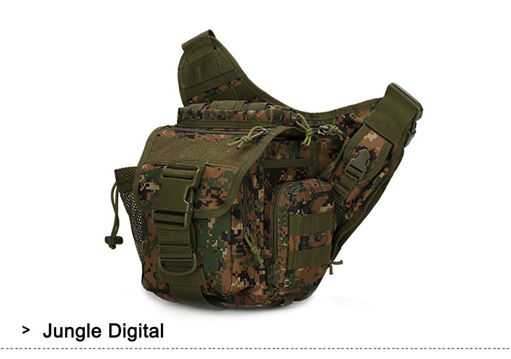 Bolso de hombro táctico militar 800D Oxford Molle, bolso de ejército para exteriores, senderismo, viaje, escalada, bolso cruzado, senderismo y acampada Bolso de hombro táctico militar 800D Oxford Molle, bolso de ejército para exteriores, senderismo, viaje, escalada, bolso cruzado, senderismo y acampada