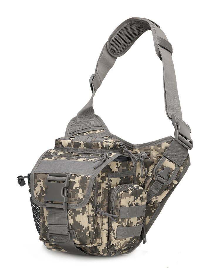Bolso de hombro táctico militar 800D Oxford Molle, bolso de ejército para exteriores, senderismo, viaje, escalada, bolso cruzado, senderismo y acampada Bolso de hombro táctico militar 800D Oxford Molle, bolso de ejército para exteriores, senderismo, viaje, escalada, bolso cruzado, senderismo y acampada