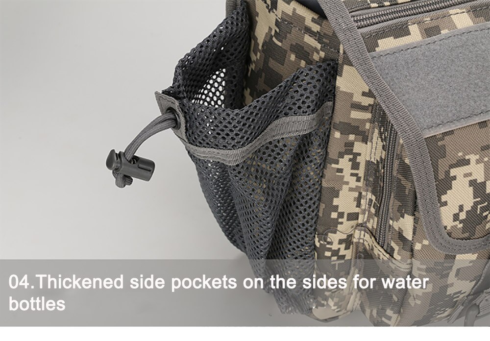 Bolso de hombro táctico militar 800D Oxford Molle, bolso de ejército para exteriores, senderismo, viaje, escalada, bolso cruzado, senderismo y acampada Bolso de hombro táctico militar 800D Oxford Molle, bolso de ejército para exteriores, senderismo, viaje, escalada, bolso cruzado, senderismo y acampada