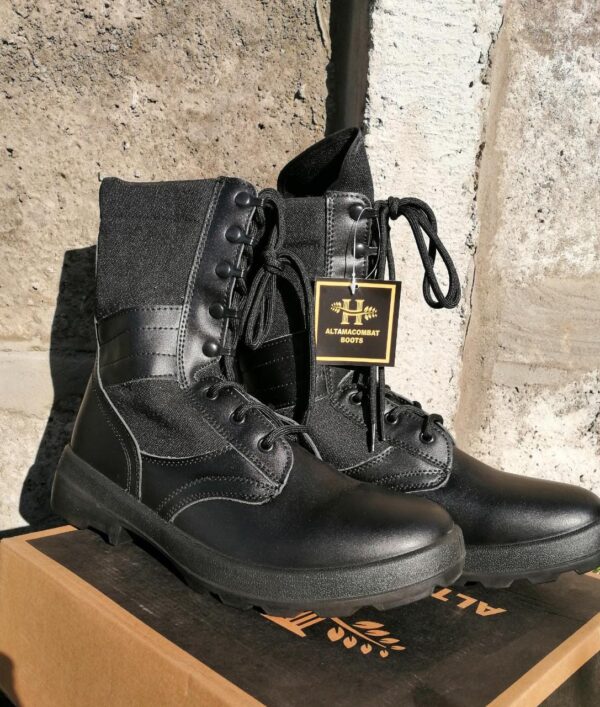 Botas militares a prueba de agua para hombre ultralivianas transpirables de cuero - Imagen 4