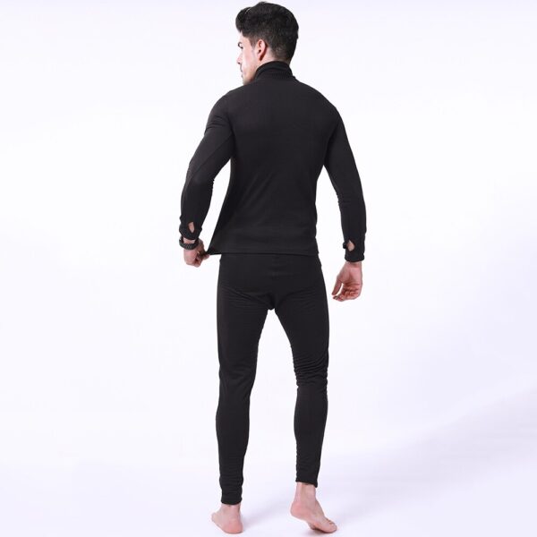 Conjunto ropa interior térmica hombres invierno secado rápido Anti-microbacteriana - Imagen 5