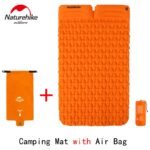 Naturehike colchón Outdoor, inflable de nailon TPU,  Camping para 2 personas