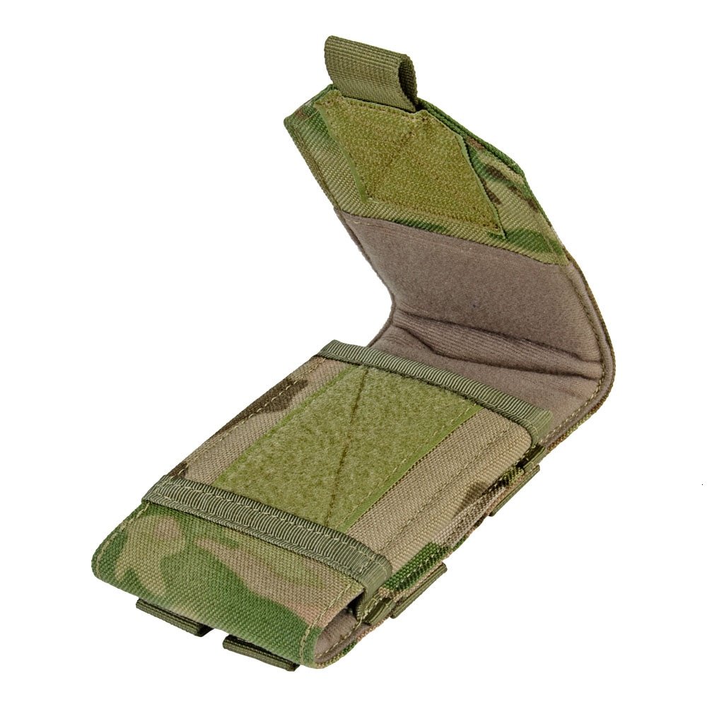 Bolsa de camuflaje para exterior, militar táctico soporte para funda de teléfono, cinturón deportivo a prueba de agua de Nylon EDC caza camuflaje Molle mochila chaleco