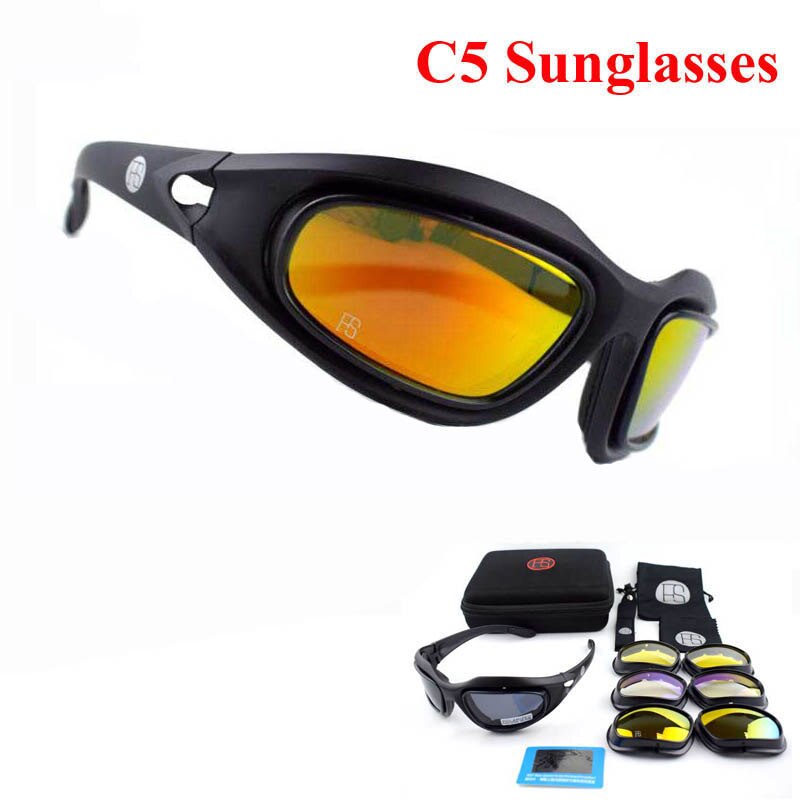 Gafas de sol tácticas polarizadas X7 C5 gafas militares de tiro Airsoft protección UV400 gafas de senderismo deportivas al aire libre para caza