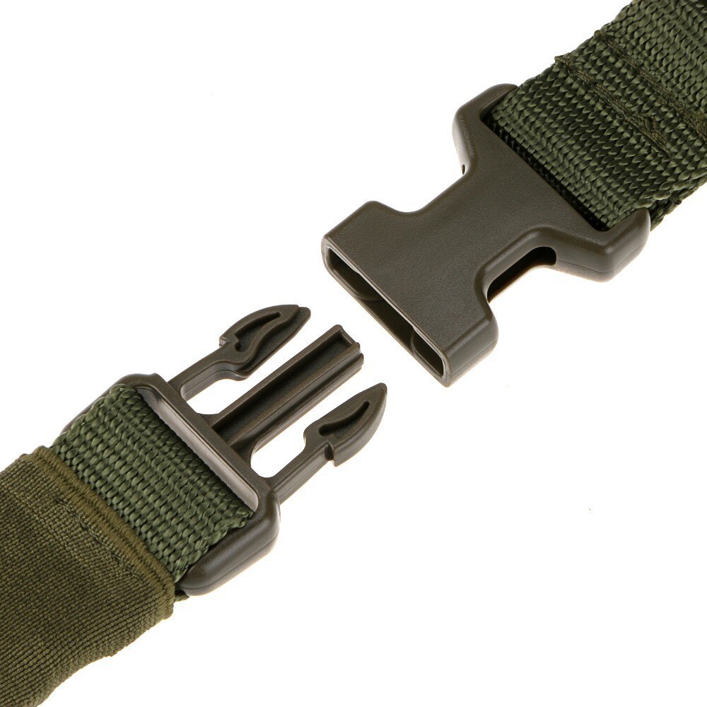 Táctico de un solo punto Rifle Sling correa de hombro Nylon ajustable Airsoft Paintball militar pistola Correa ejército caza Accesorios