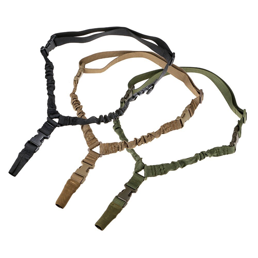 Táctico de un solo punto Rifle Sling correa de hombro Nylon ajustable Airsoft Paintball militar pistola Correa ejército caza Accesorios