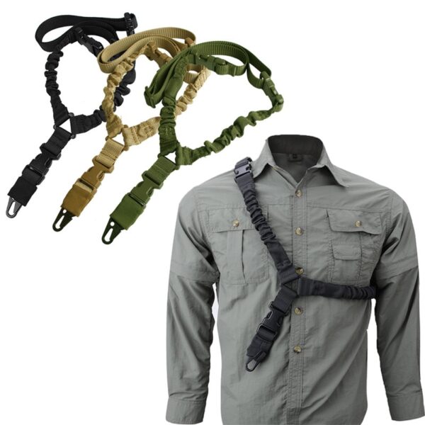 Sling correa de hombro Nylon ajustable Airsoft Paintball militar pistola