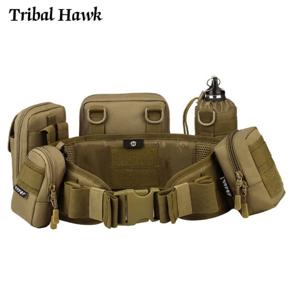Cinturón militar Molle táctico ejército Airsoft cinturón acolchado - Imagen 2