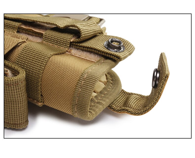 Funda táctica para pistola de pierna, bolsa de camuflaje multifunción para exteriores del ejército, funda protectora de pierna atada para pistola, funda protectora de bolsillo para teléfono, equipo de caza