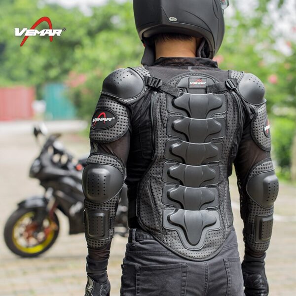 Chaqueta Proteccion cuerpo completo de motocicleta  pecho codo - Imagen 3