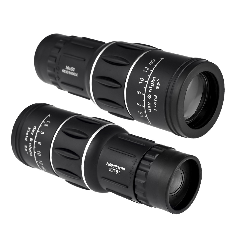 Vastar-telescopio Monocular portátil de 16X52, prismáticos HD de alta potencia, ocular teatral para caza, Campamento, Rifle de día y de noche