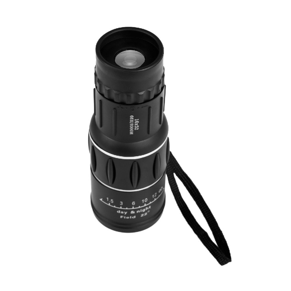 Vastar-telescopio Monocular portátil de 16X52, prismáticos HD de alta potencia, ocular teatral para caza, Campamento, Rifle de día y de noche