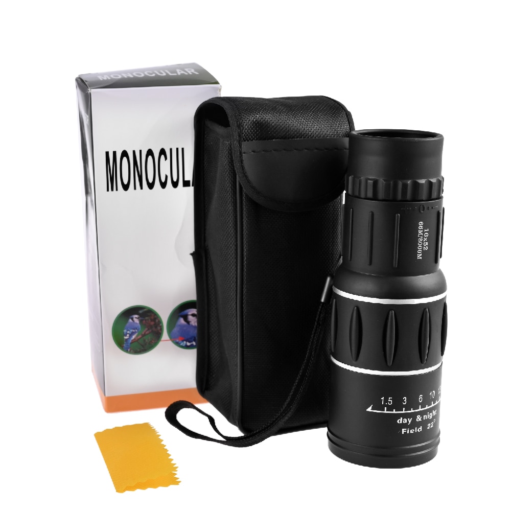 Vastar-telescopio Monocular portátil de 16X52, prismáticos HD de alta potencia, ocular teatral para caza, Campamento, Rifle de día y de noche