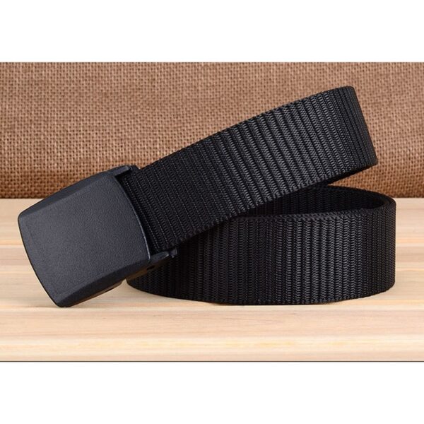 Cinturón táctico militar ajustable outdoor 120cm Hebilla Metal - Imagen 5