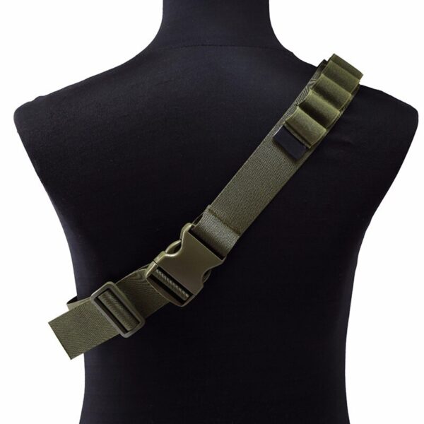 Cinturon Táctico Militar 27 cartuchos correa de hombro Airsoft CS Bullet - Imagen 3