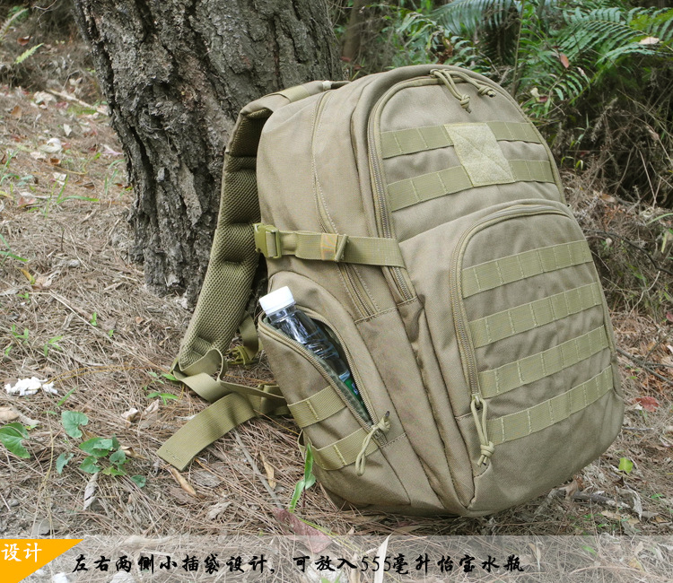 Molle-bolso de hombro táctico de 40L, estilo militar, fundas de acampada, mochila de viaje para caza, mochila de escalada multifuncional para exteriores