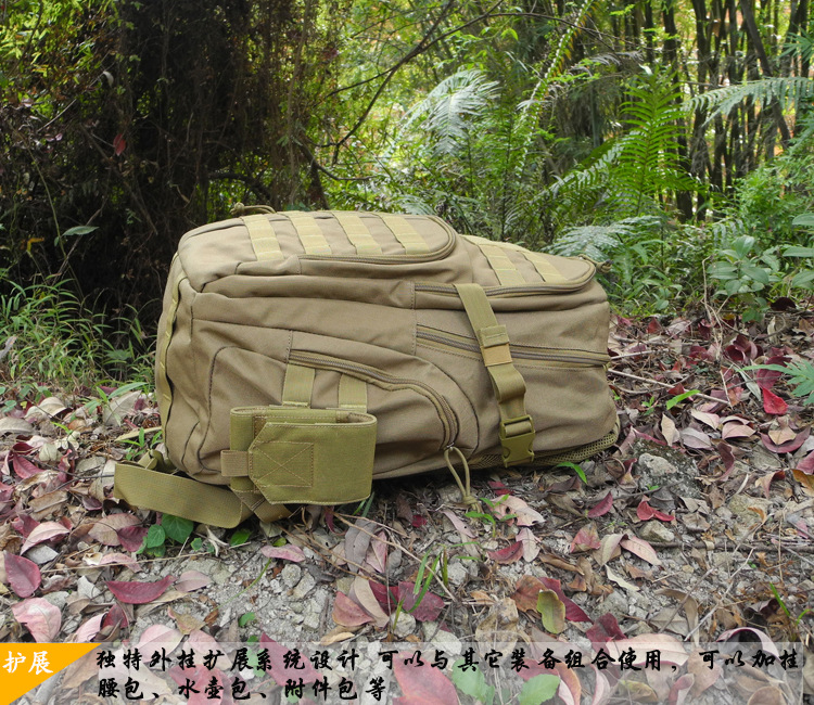 Molle-bolso de hombro táctico de 40L, estilo militar, fundas de acampada, mochila de viaje para caza, mochila de escalada multifuncional para exteriores