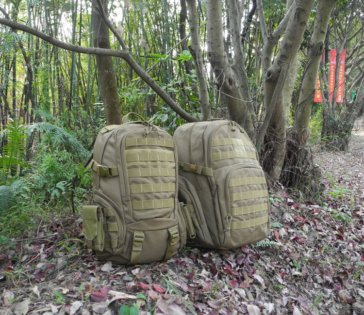 Molle-bolso de hombro táctico de 40L, estilo militar, fundas de acampada, mochila de viaje para caza, mochila de escalada multifuncional para exteriores