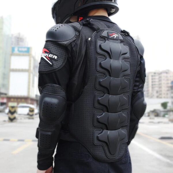 Chaqueta Proteccion cuerpo completo de motocicleta  pecho codo