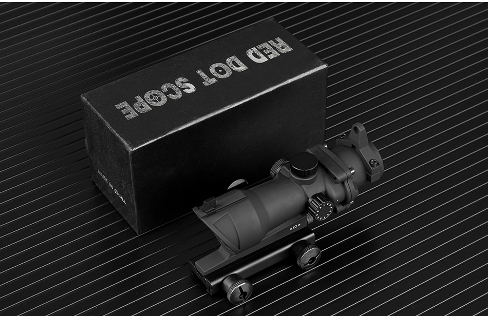 Tactics ACOG 1X32 mira telescópica de punto rojo Tactical, mira telescópica de punto rojo, mira telescópica de punto rojo con montura de 20mm