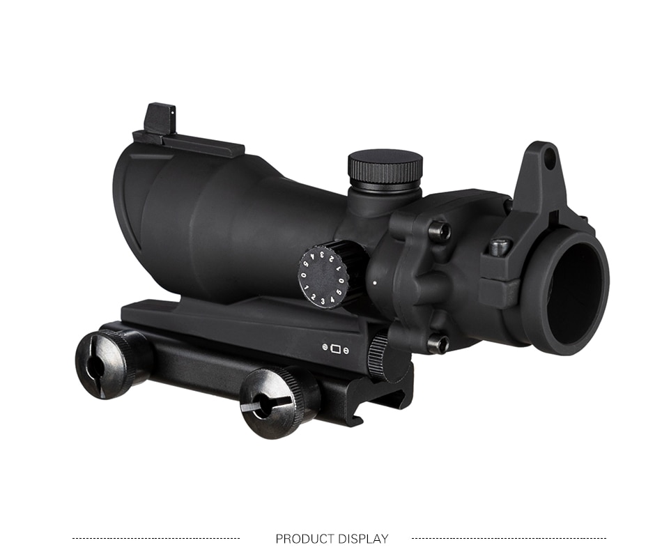 Tactics ACOG 1X32 mira telescópica de punto rojo Tactical, mira telescópica de punto rojo, mira telescópica de punto rojo con montura de 20mm