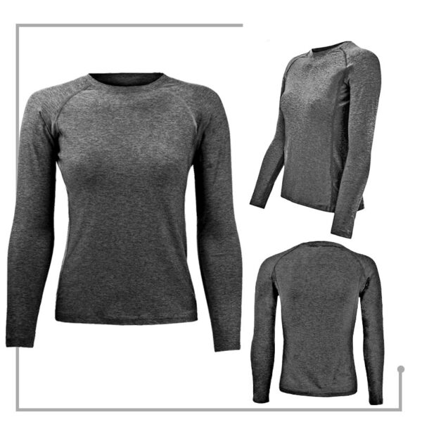 Polera DryFit Manga Larga Mujer deportiva - Imagen 6