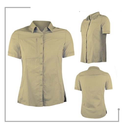 Camisa Trekking Manga Corta Mujer