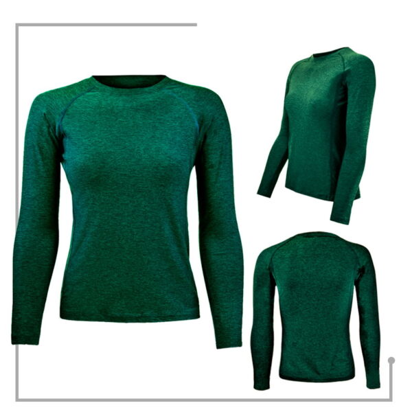 Polera DryFit Manga Larga Mujer deportiva