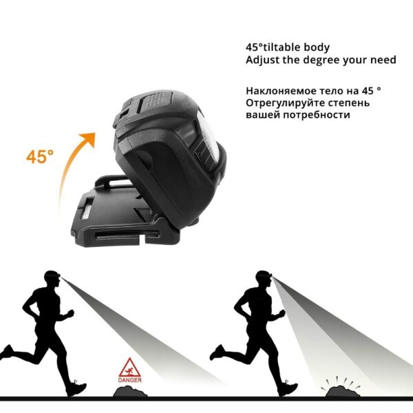 (Kit 3productos) 2 bastones Trekking + Linterna Frontal Recargable - Imagen 2