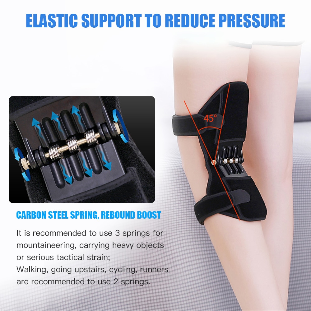 OLIECO-almohadillas de soporte para articulaciones, equipo de elevación de potencia deportiva, potenciador de protección de rodilla, rebote potente