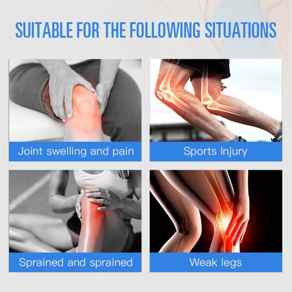 Soporte para articulaciones rodilla, mejora potencia elevación deportiva - Imagen 3