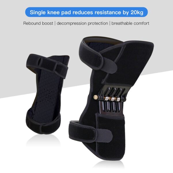Soporte para articulaciones rodilla, mejora potencia elevación deportiva - Imagen 5